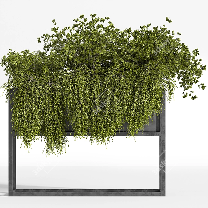 Exquisite Indoor Plant Set 3D model image 1