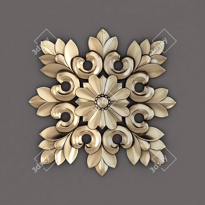 Elegant Decor Ornament Set 3D model image 3