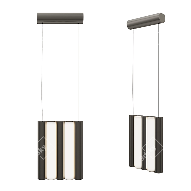 Gamma L 5 Pendant Suspension 3D model image 1