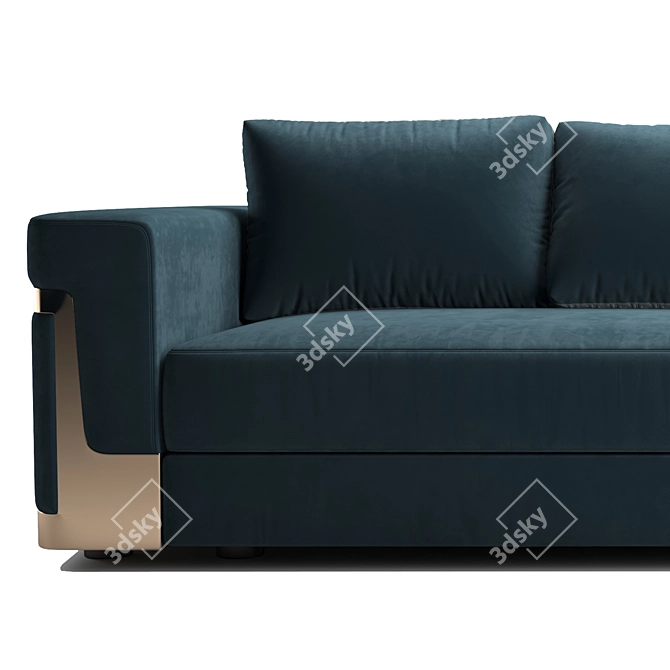 Luxurious Fendi Casa Ray Sofa 3D model image 6