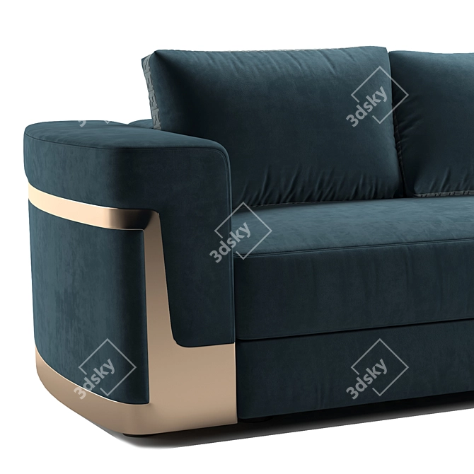 Luxurious Fendi Casa Ray Sofa 3D model image 8