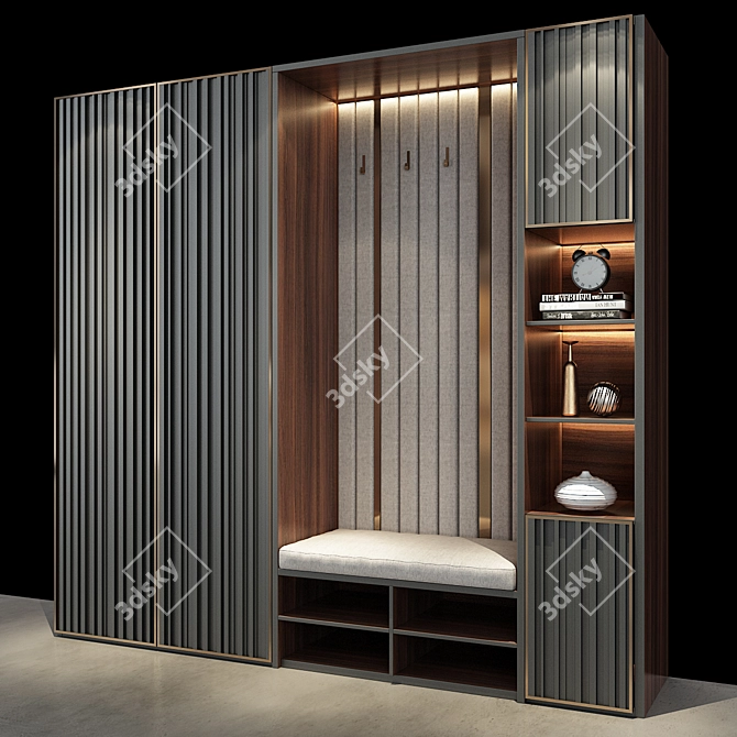 Modern 3-Piece Furniture Set 3D model image 3