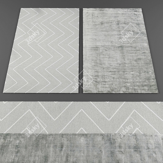 Artistic Rugs Collection 3D model image 1