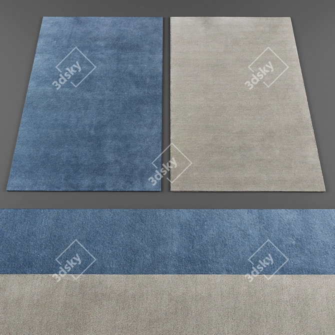 Artistic Rugs Collection 3D model image 3