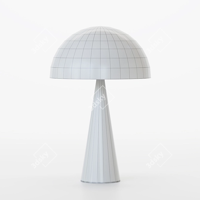 Modern Mushroom Lamp Update 3D model image 3