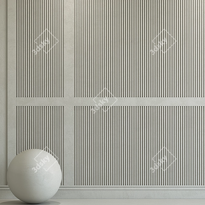 Repose Gray Decorative Plaster 3D model image 2