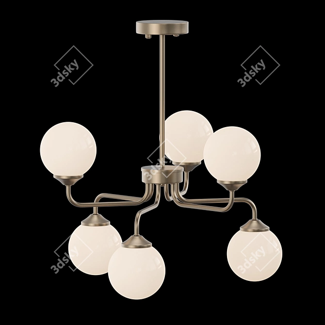 Scandinavian Style Pendant Lamp 3D model image 2