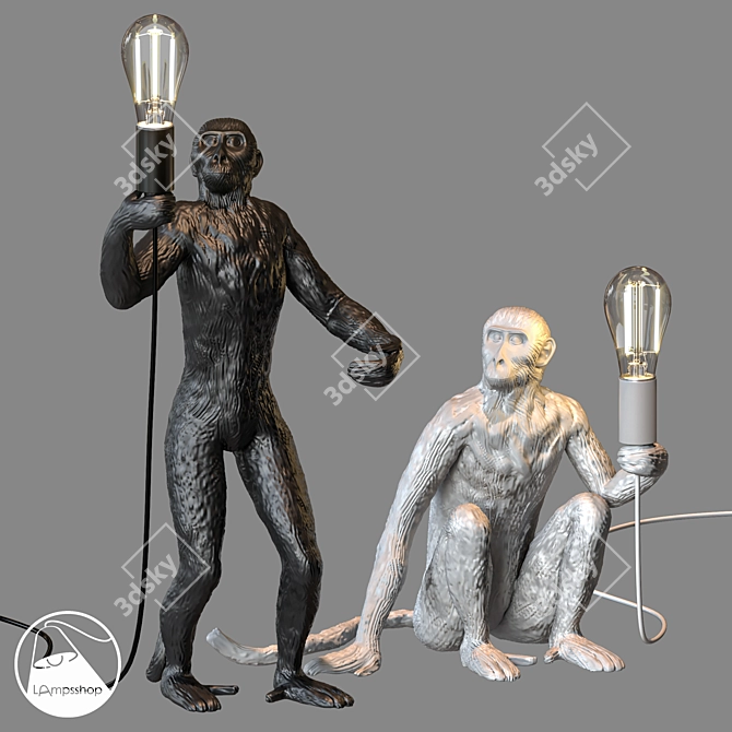 Sculptures Table Lamp - Artistic Lighting for your Home 3D model image 1