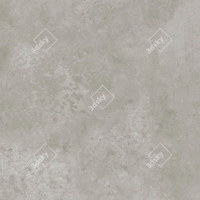 Silver Hyper Floor Tile 120x120cm 3D model image 5