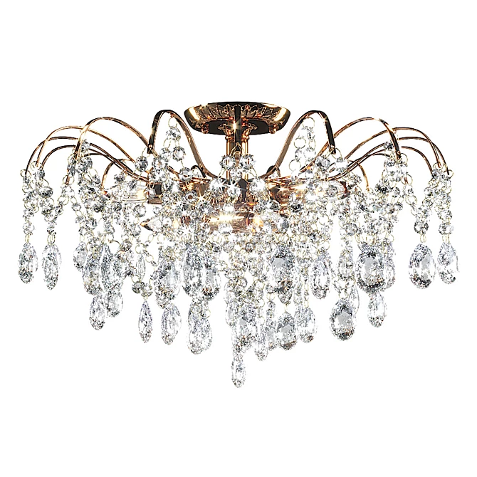 Contemporary Chandelier: MW-Light Breeze 3D model image 1