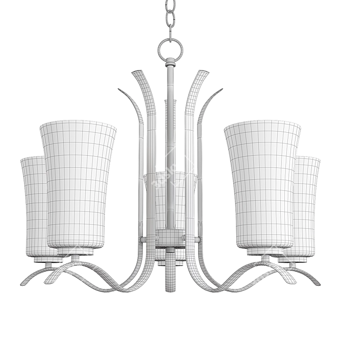 Elegant Armida Chandelier: Stunning Lighting Fixture 3D model image 2