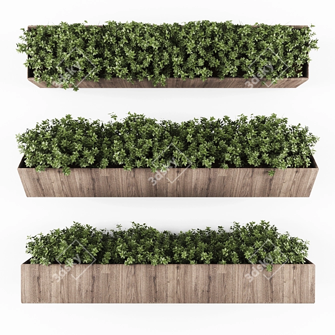 Elevated Greenery: Vertical Garden 135 3D model image 1