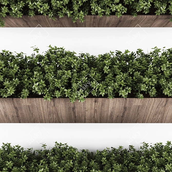 Elevated Greenery: Vertical Garden 135 3D model image 2