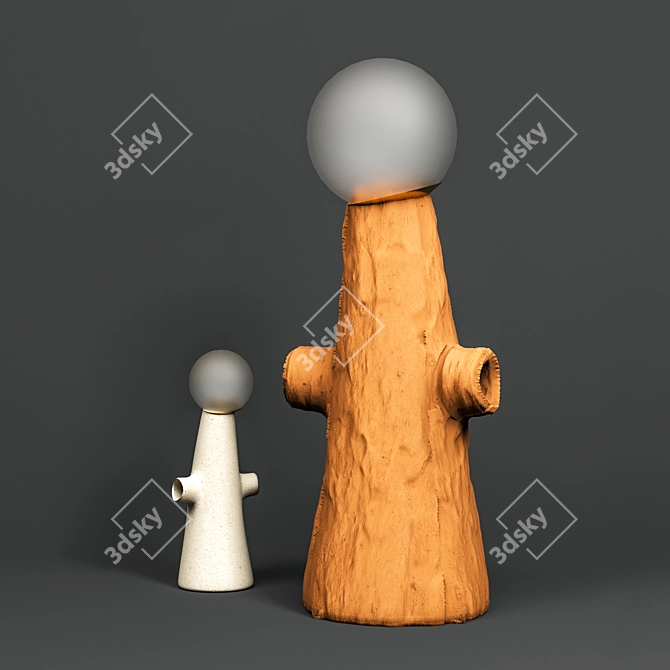 Minimalist Geometric Decor Set 3D model image 2