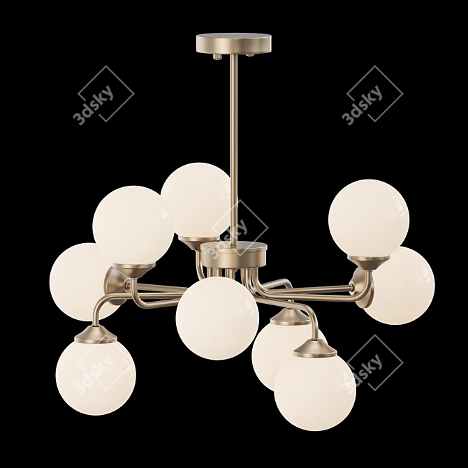 Scandinavian Style Hanging Lamp 3D model image 2