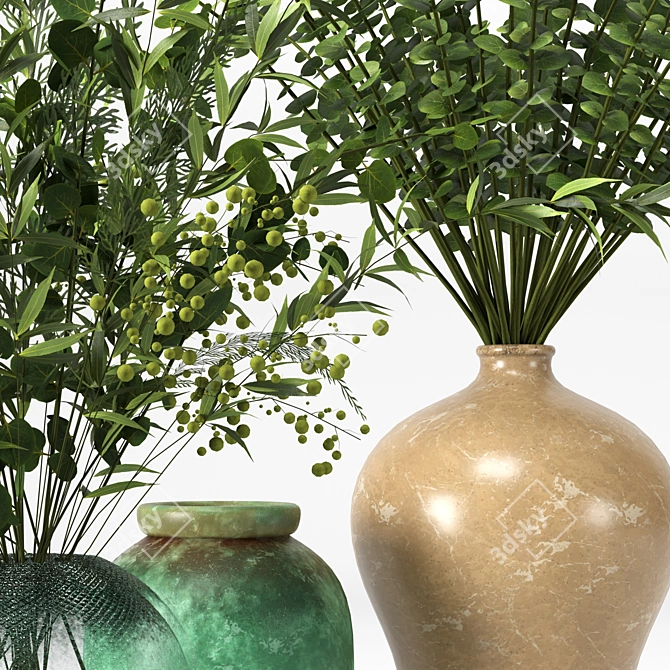 Premium Plant Collection: 15 Exquisite Models 3D model image 3