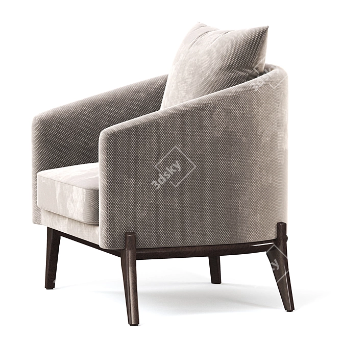 Elegant Orly Natural Copeland Chair 3D model image 3