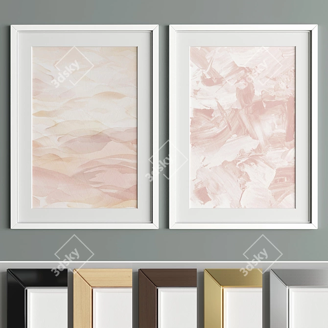 Versatile Art Frame Set - A89 3D model image 2