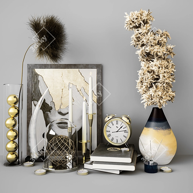 Elegant Decor Set 2015 3D model image 1