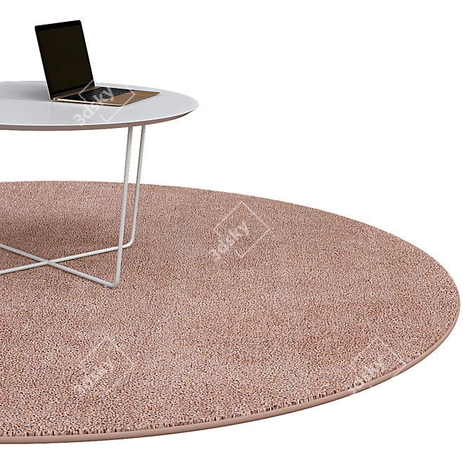 Sophisticated Circular Rugs | No. 166 3D model image 2