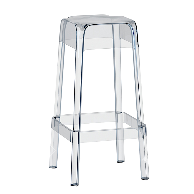 Rubik 580 Bar Stool: Sleek and Stylish 3D model image 3