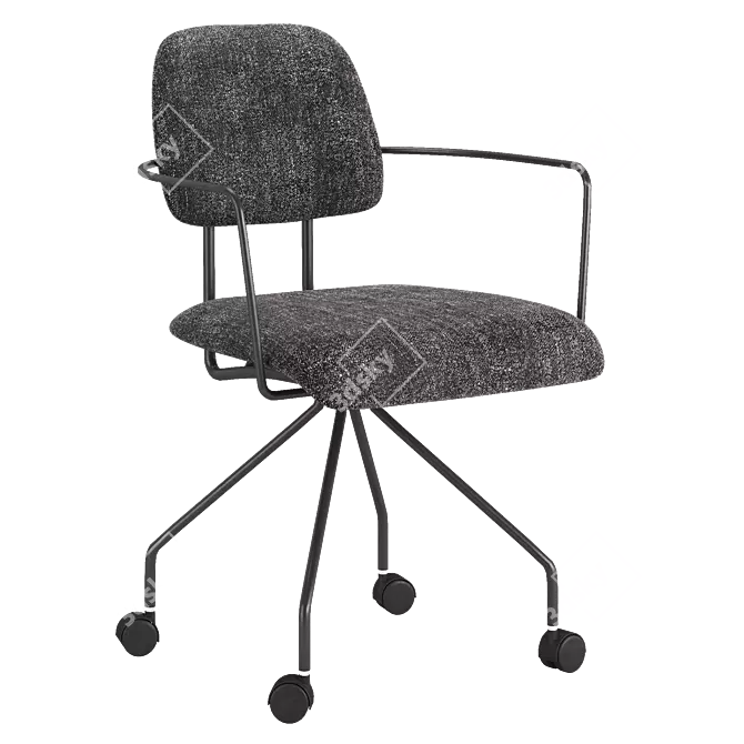 Modern Swivel Desk Chair 3D model image 1