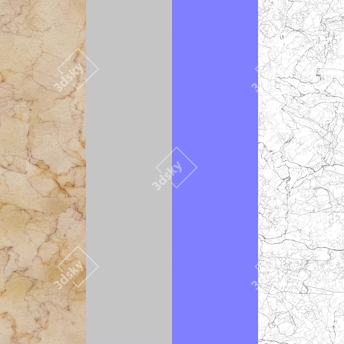 Crema Valencia Marble Texture: Ready-to-Use for Vray and Corona 3D model image 3