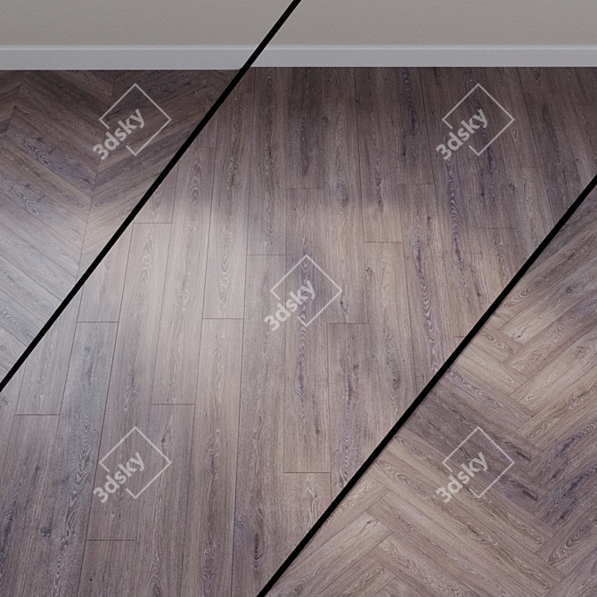 Super Natural Studio Oak Laminate 3D model image 1