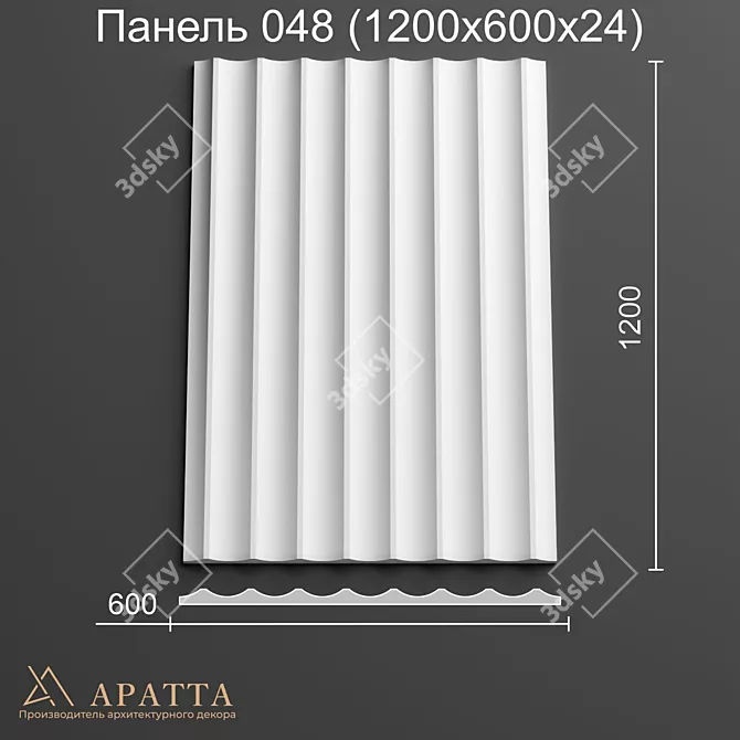 Aratta Lightweight Gypsum Panels 3D model image 1