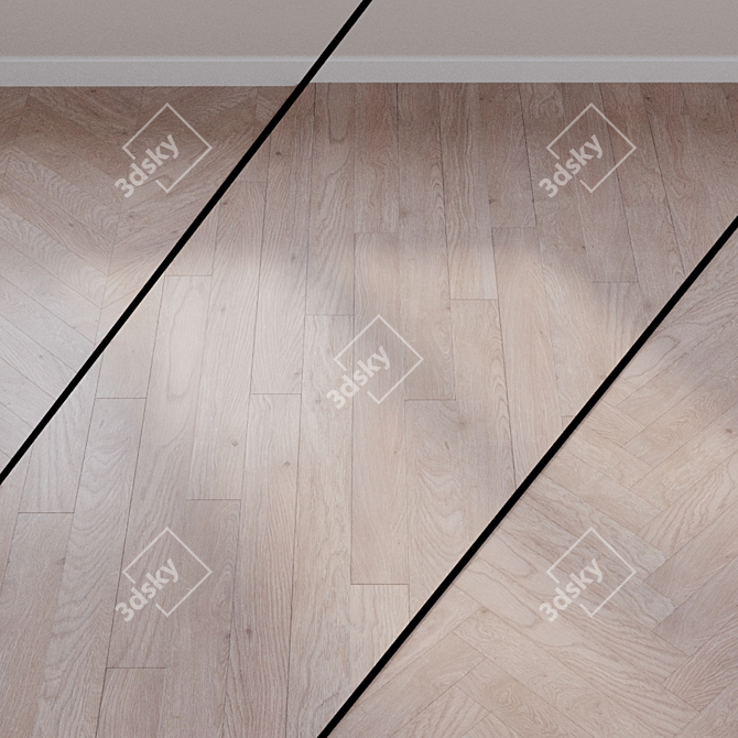 French Oak Laminate: Krono Original Alsace 8726 3D model image 1