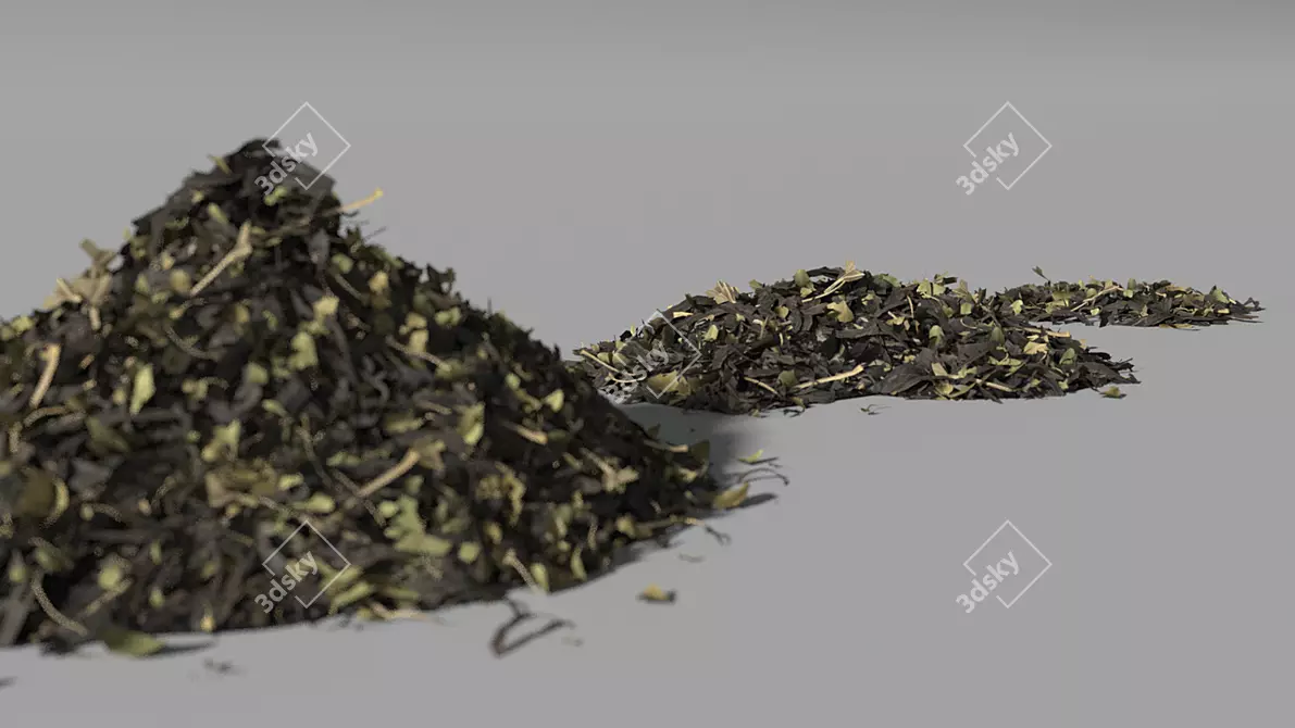 Layered Loose Leaf Tea 3D model image 2