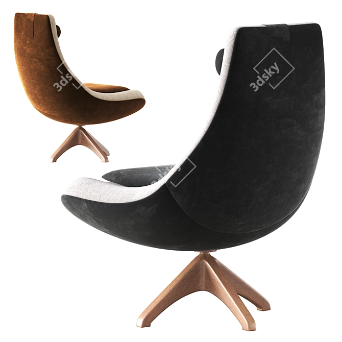 ErgoMax Agata Armchair 3D model image 3