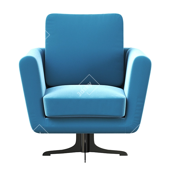 Modernity in Motion Swivel Armchair 3D model image 2