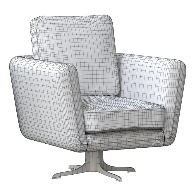 Modernity in Motion Swivel Armchair 3D model image 5