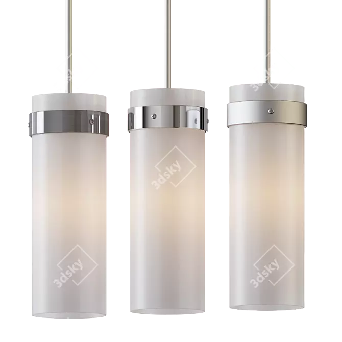 Elegant Milano Pendant Light 3D model image 1