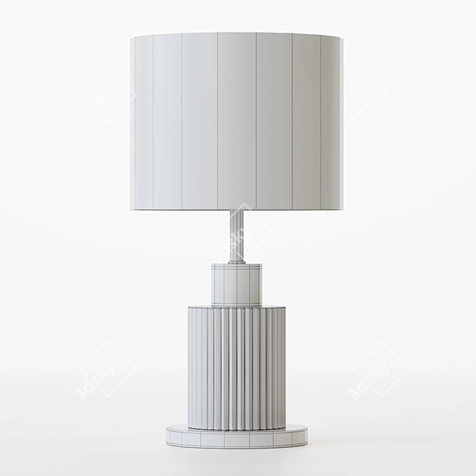 Modern Elegance  Bridaine Table Lamp 3D model image 4