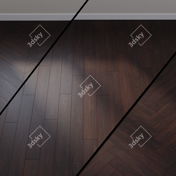 Expert Choice Laminate - Colonial Oak 3D model image 1