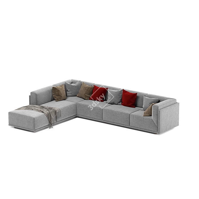 Bacon Bliss Modular Sofa 3D model image 2