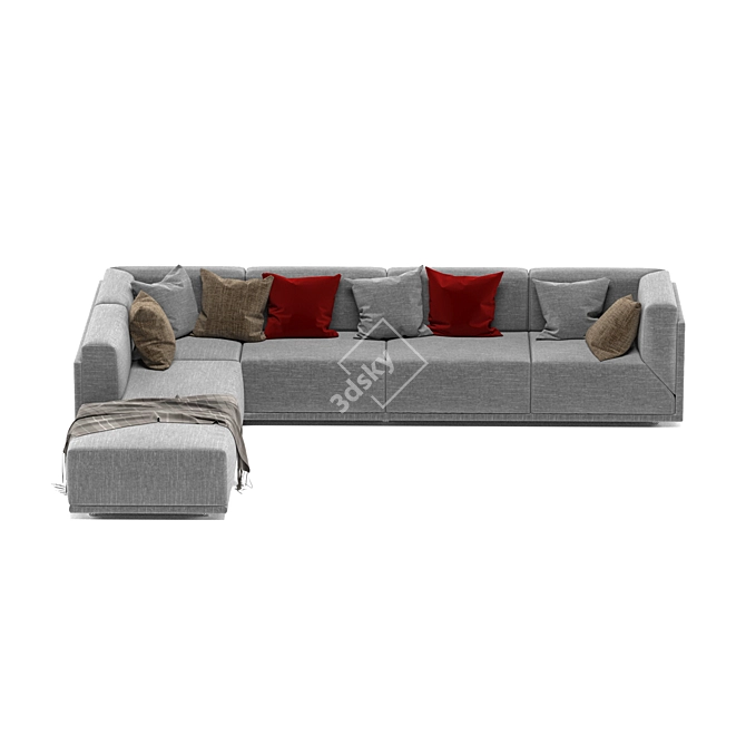 Bacon Bliss Modular Sofa 3D model image 3