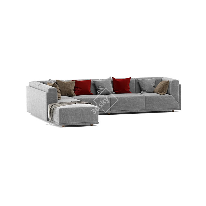 Bacon Bliss Modular Sofa 3D model image 4