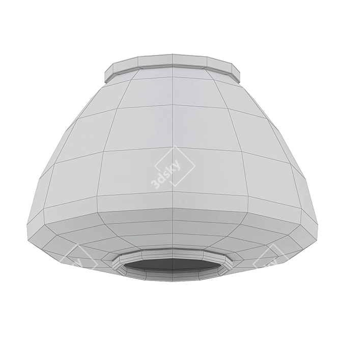 Maya Large Flush Mount 3D model image 2