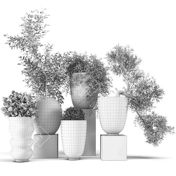 Premium Plant Collection: 3D Models for 3dsMax 3D model image 8