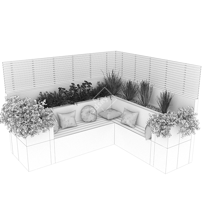 100 Varieties of Beautiful Plants 3D model image 3