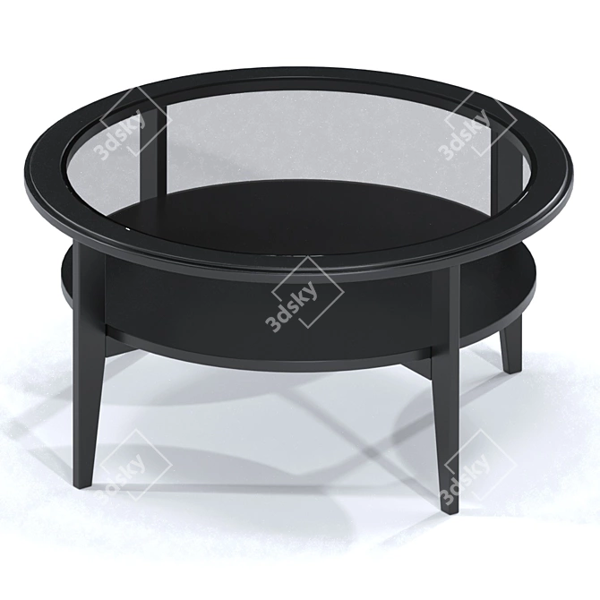 Sleek Barista Coffee Table 3D model image 1