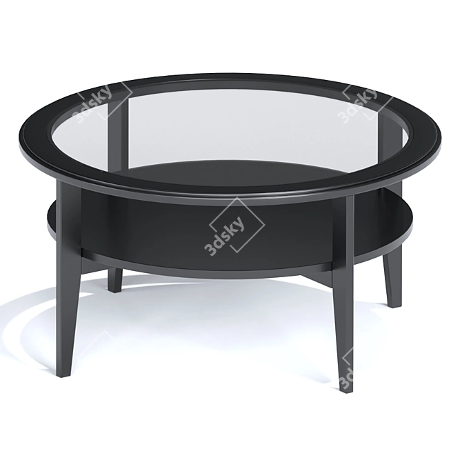 Sleek Barista Coffee Table 3D model image 4