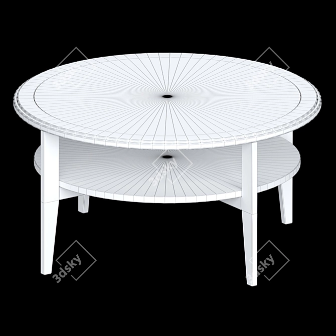 Sleek Barista Coffee Table 3D model image 6