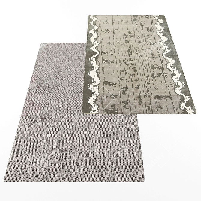 Modern Style Rug Set 3D model image 3