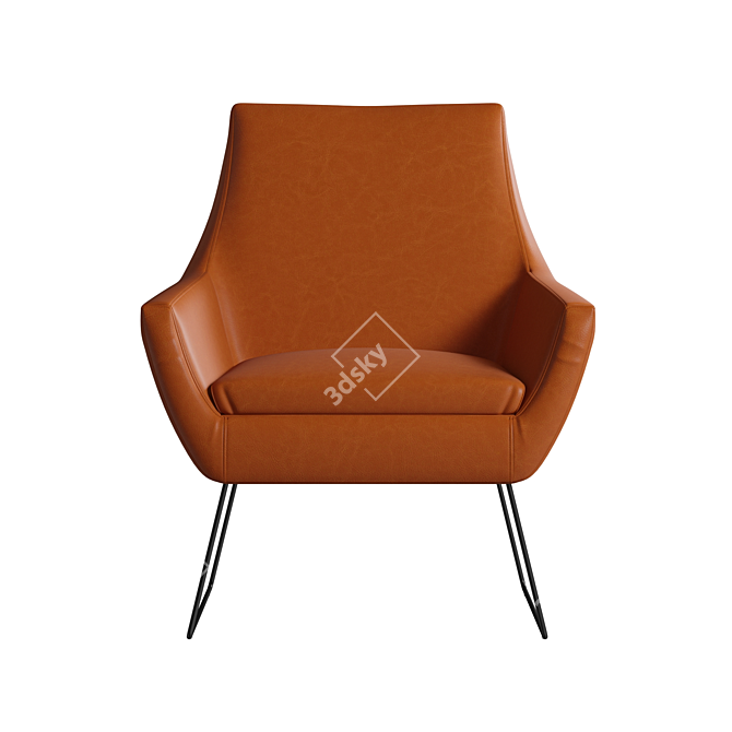 Sleek Accent Chair: Kendrick 3D model image 3