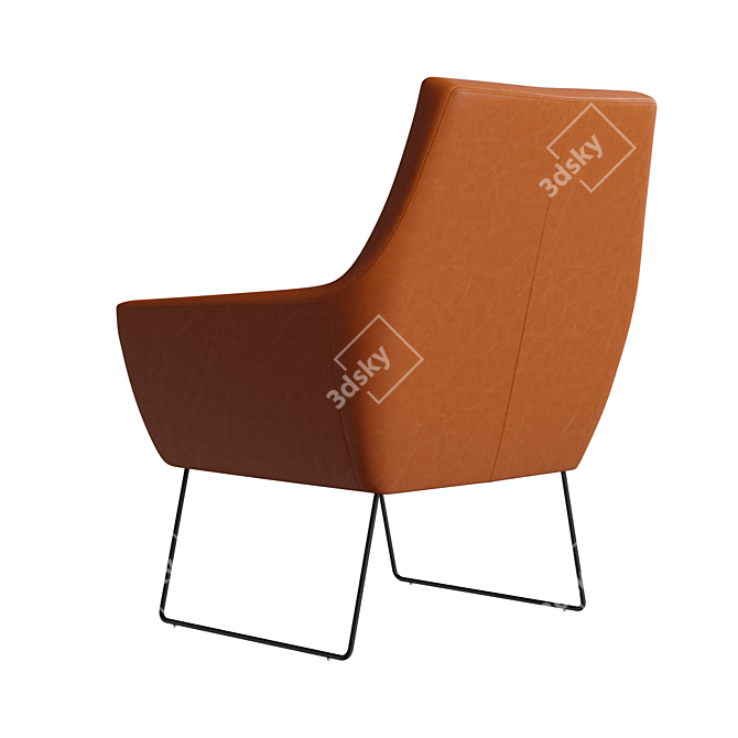 Sleek Accent Chair: Kendrick 3D model image 7