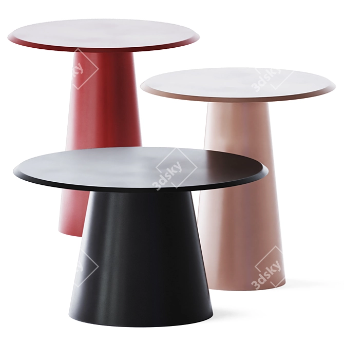 Elegant Totem Coffee Table 3D model image 1